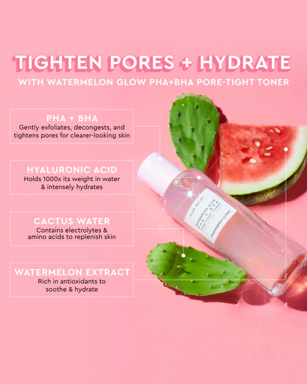 Watermelon Glow PHA + BHA Pore-Tight Toner - fp-tn-wgt1-HHC