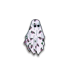 Bed-sheet Ghost Enamel Pin 