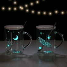 Personalized Starshine Glass Mug 
